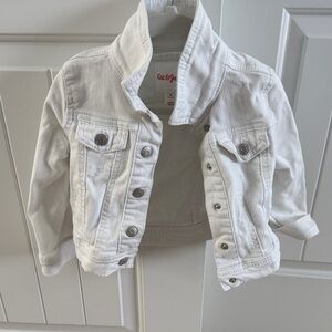 Cat & Jack Kids' White Jean Jacket